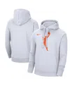 Nike Men's And Women's White Wnba Logo Woman Team 13 Pullover Hoodie In White