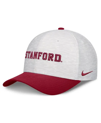 Nike Men's And Women's White/cardinal Stanford Cardinal Primetime Rise Adjustable Hat In Multi