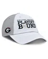 Nike Men's And Women's White/gray Georgia Bulldogs 2024 College Football Playoff Club Adjustable Hat In White,gray
