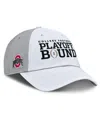 Nike Men's And Women's White/gray Ohio State Buckeyes 2024 College Football Playoff Club Adjustable Hat In White,gray