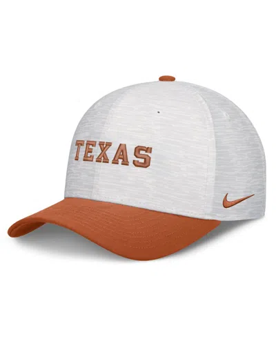 Nike Men's And Women's White/texas Orange Texas Longhorns Primetime Rise Adjustable Hat In Multi