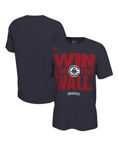 Nike Men's And Women'sâ Navy La Clippers 2025 Nba Playoffs On-court Mantra T-shirt
