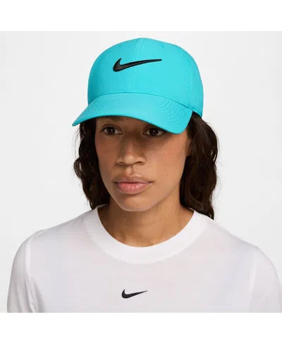 NIKE MEN'S AND WOMEN'SÂ TURQUOISE PERFORMANCE CLUB ADJUSTABLE HAT
