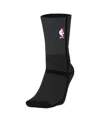 Nike Men's And Women's Black Nba Logo Man Unicorn Cushion Crew Socks In Multi