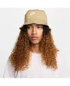 Nike Men's And Women's Khaki Apex Futura Washed Bucket Hat