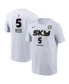 Nike Men's Angel Reese White Chicago Sky Heroine Edition Name Number T-shirt In White
