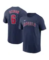 Nike Men's Anthony Rendon Navy Los Angeles Angels Fuse Name Number T-shirt In Blue