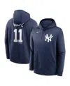 Nike Men's Anthony Volpe Navy New York Yankees Player Name Number Club Pullover Hoodie In Navy