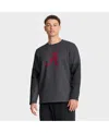 Nike Men's Anthracite Alabama Crimson Tide 2025 Sideline Coach Performance Long Sleeve T-shirt In Gray