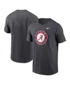 Nike Men's Anthracite Alabama Crimson Tide Primetime Evergreen Alternate Logo T-shirt In Anthracite