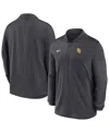 Nike Men's Anthracite Baylor Bears Dri-fit Half-zip Pullover Sweatshirt In Gray