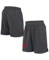 Nike Men's Anthracite Buffalo Bills 2024 Sideline Performance Mesh Shorts In Anthracite,red