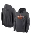 Nike Men's Cleveland Browns Toss Sweep Menâs  Therma Nfl Pullover Hoodie In Gray