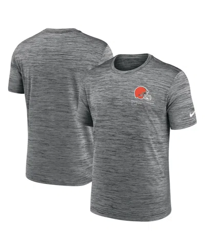 Nike Men's Anthracite Cleveland Browns Velocity Performance T-shirt