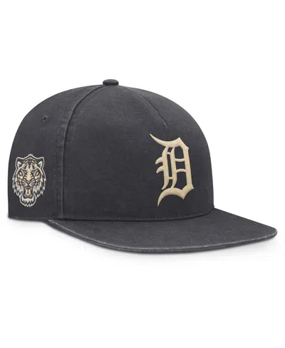 Nike Men's Anthracite Detroit Tigers Monotone Pro Adjustable Hat In Gray