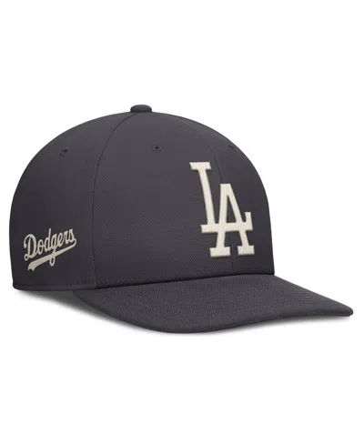 Nike Men's Anthracite Los Angeles Dodgers Statement Pro Snapback Hat