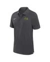 Nike Men's Anthracite Ndsu Bison 2024 Sideline Coaches Performance Polo In Black