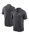 Nike Men's Anthracite New England Patriots Franchise Performance Polo Shirt In Black