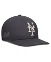 Nike Men's Anthracite New York Mets Statement Pro Snapback Hat In Gray