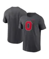 Nike Men's Black Ohio State Buckeyes Primetime Evergreen Alternate Logo T-shirt In Anthracite