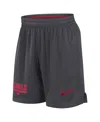 Nike Men's Anthracite Washington State Cougars 2024 Sideline Mesh Shorts In Anthracite