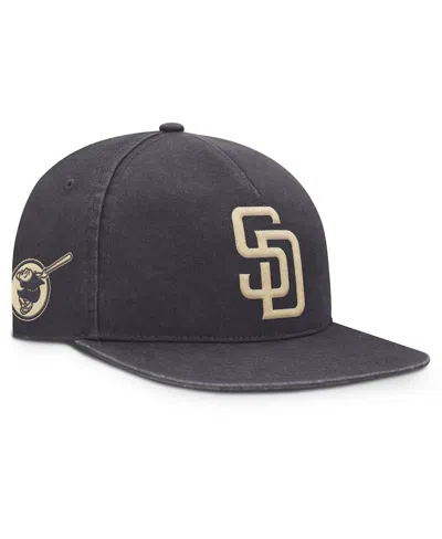 NIKE MEN'S ANTHRACITE SAN DIEGO PADRES MONOTONE PRO ADJUSTABLE HAT