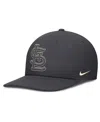 Nike Men's Anthracite St. Louis Cardinals Statement Pro Snapback Hat In Gray