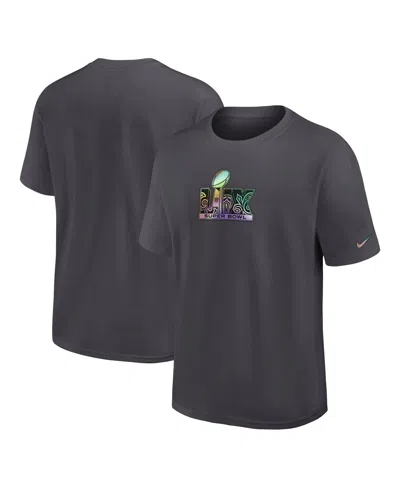 Nike Men's Anthracite Super Bowl Lix Heavy Max 90 Statement T-shirt