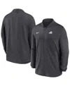 Nike Men's Anthracite Tcu Horned Frogs Dri-fit Half-zip Pullover Sweatshirt In Gray