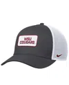 Nike Men's Anthracite Washington State Cougars 2025 On-field Rise Trucker Performance Adjustable Hat In Black