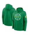 Nike Oregon Ducks Club Basketball Icon  Men's College Pullover Hoodie In Green