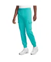 Nike Men's Aqua Liverpool Club Cargo Jogger Pants In Aqua