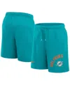 Nike Men's Aqua Miami Dolphins Arched Kicker Shorts In Aqua