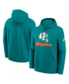 Nike Miami Dolphins Best Season Rewind Club  Men's Nfl Pullover Hoodie In Green