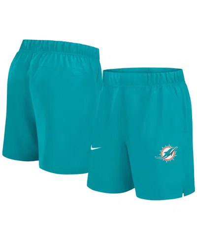 Nike Miami Dolphins Blitz Victory Mens  Men's Dri-fit Nfl Shorts In Aqua