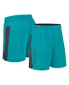 Nike Men's Aqua Miami Dolphins Woven Victory Performance Shorts In Blue