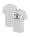 Nike Men's Ash Detroit Tigers Velocity Team City Baseball Dri-fit T-shirt In Gray