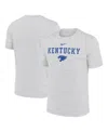 Nike Ash Kentucky Wildcats 2025 Sideline Velocity Performance T-shirt In Gray