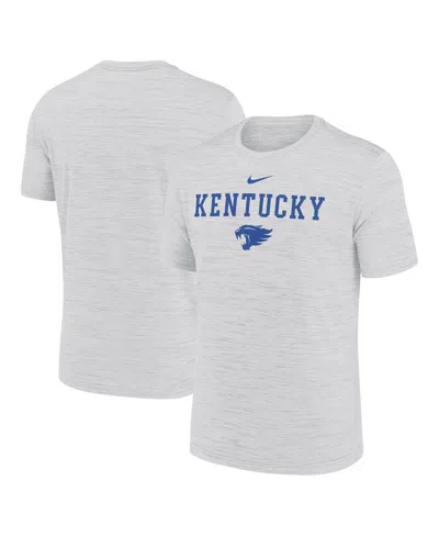 NIKE MEN'S ASH KENTUCKY WILDCATS 2025 SIDELINE VELOCITY PERFORMANCE T-SHIRT