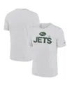 Nike Men's Ash New York Jets Blitz Velocity Modern Performance T-shirt In Gray