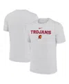 Nike Men's Ash Usc Trojans 2025 Sideline Velocity Performance T-shirt In White
