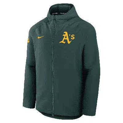 Nike Men's Athletics Authentic Collection Menâs  Therma Mlb Full-zip Jacket In Green