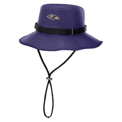 Nike Men's Baltimore Ravens Primetime Apex Boonie Nfl Dri-fit College Bucket Hat In Purple