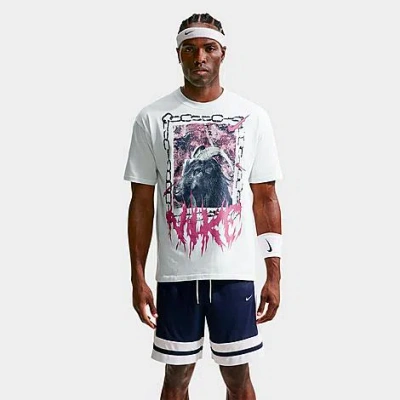 Nike Men's Basketball Goat Graphic T-shirt In White