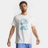 Nike Men's Basketball Iridescent Hoop Graphic T-shirt In Sail