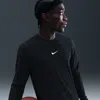 Nike Men's Basketball Long-sleeve T-shirt In Black
