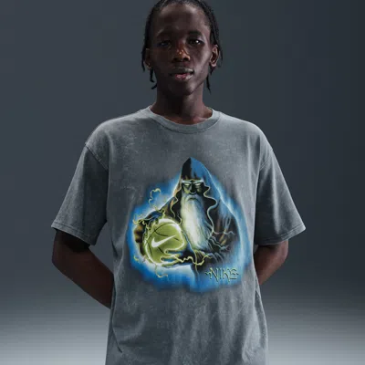 Nike Men's Basketball T-shirt In Gray