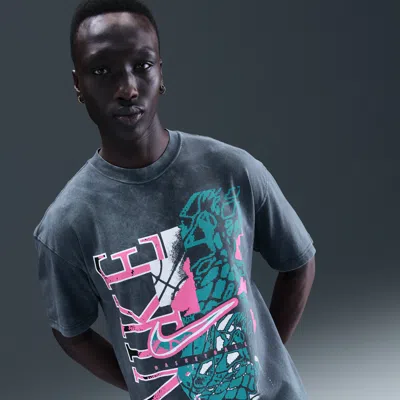 Nike Men's Basketball T-shirt In Gray