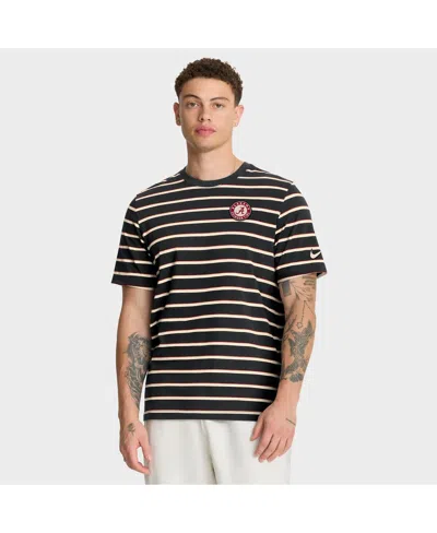 Nike Black Alabama Crimson Tide Athletic Prep Legacy Summit Stripe T-shirt