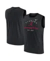 Nike Men's Black Alabama Crimson Tide Primetime Legend Lock Up Performance Muscle Tank Top In Black